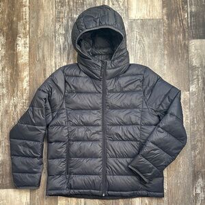 Abercrombie & Fitch Charcoal Puffer Jacket